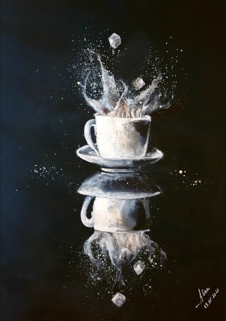 ArteDiAlina.com painting: Sweet gravity